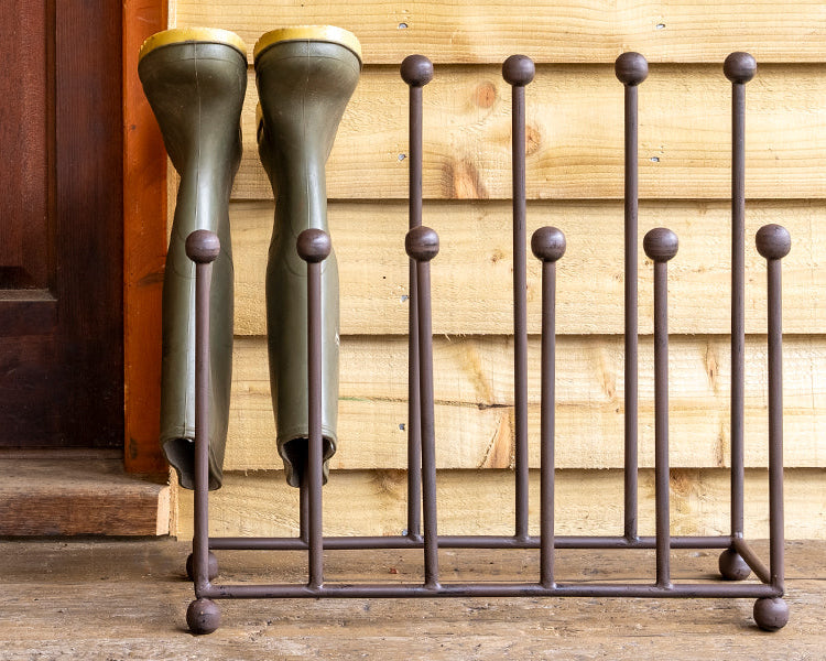 Welly boot rack
