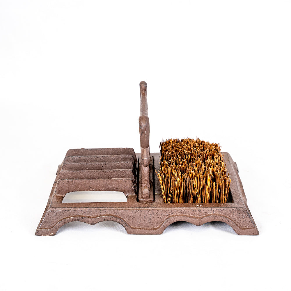 Decorative Boot Scraper and Brush.