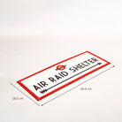 Air Raid Shelter Sign | Authentic Vitreous Enamel.