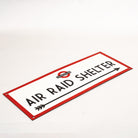 Air Raid Shelter Sign | Authentic Vitreous Enamel.