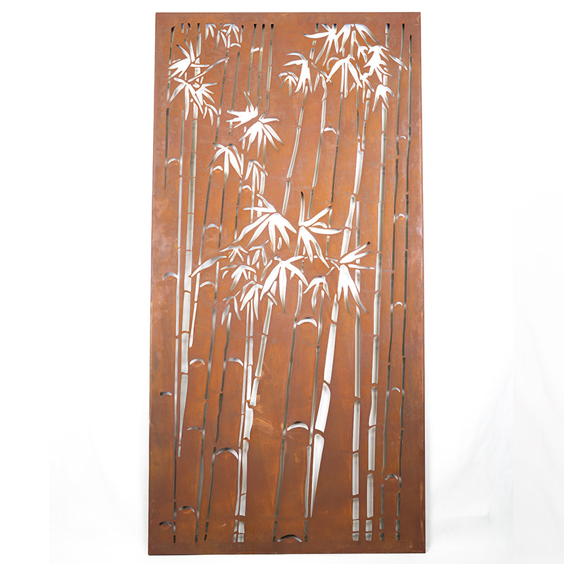 Bamboo Design Garden Screen Wall Art.