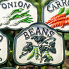 Set of Six Vegetable Garden Markers.