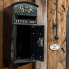 Black GR Post Box George Rex in Cast Iron.