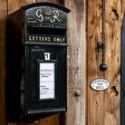 Black GR Post Box George Rex in Cast Iron.