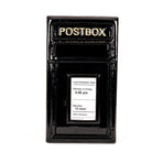 Cast Iron Floorstanding Black Post Box With Stand.