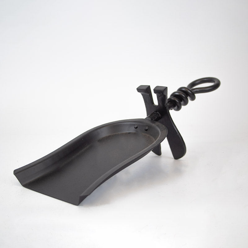 Fireplace Brush and Pan Set - Black.