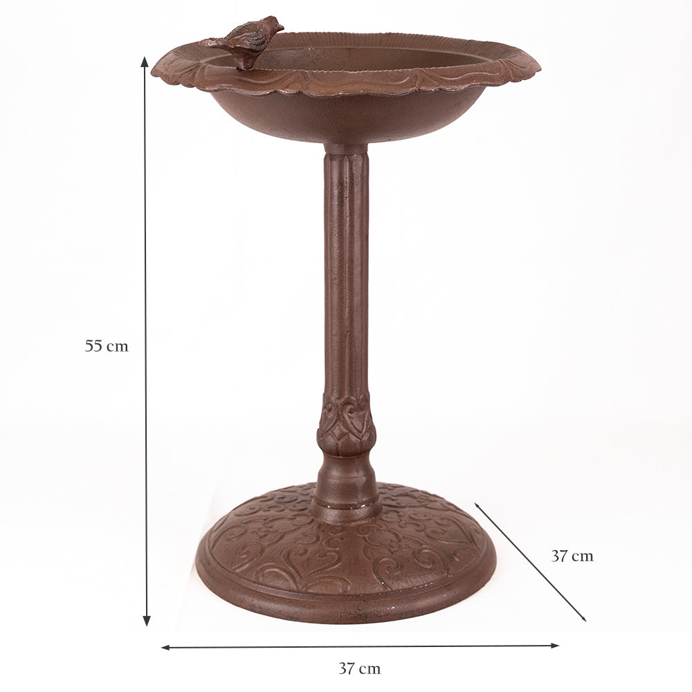 Floor Standing Bird Bath And Feeder.