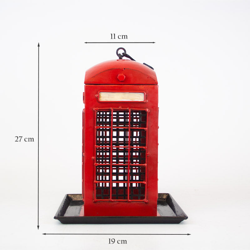 British Telephone Box Bird Feeder.