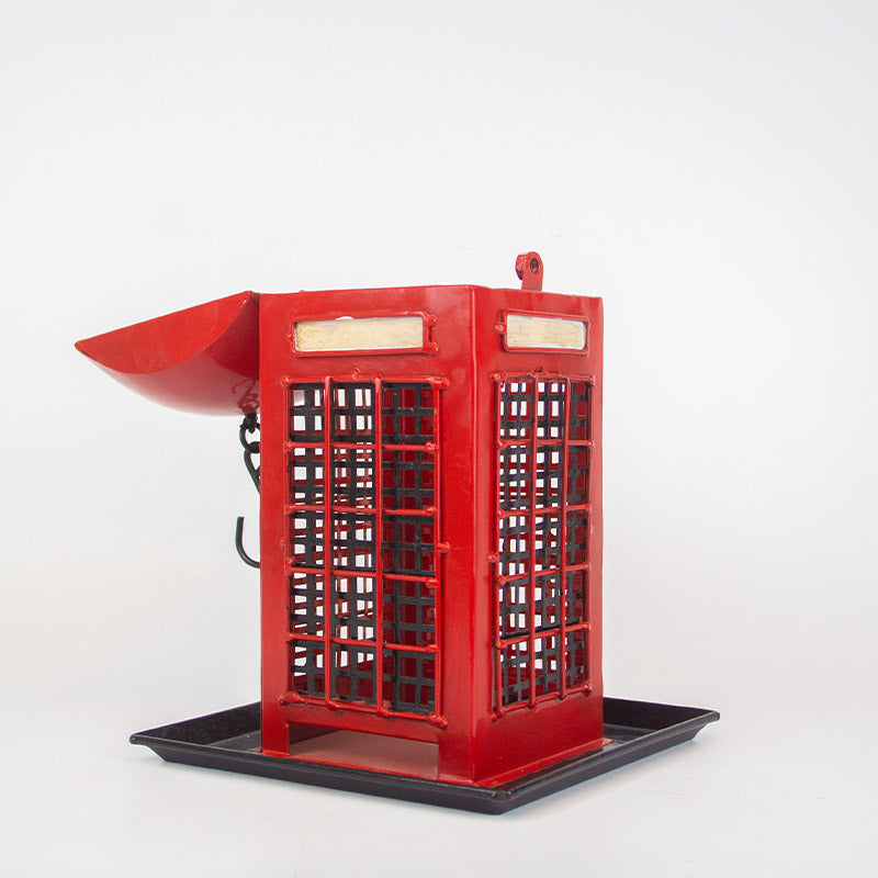 British Telephone Box Bird Feeder.
