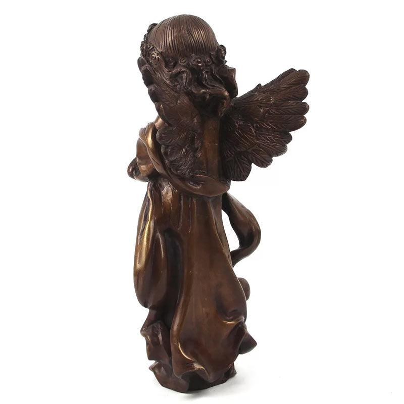 Brass Praying Angel Statue.