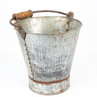 Vintage Metal Pail Garden Bucket.