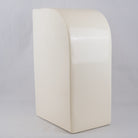 White CR 'Charles Rex' Cast Iron Post Box.