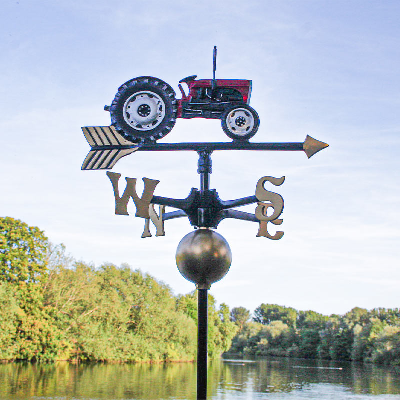 Hand Finished Cast Aluminium Tractor Weathervane.