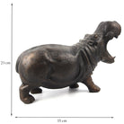 Cast Aluminium Hippo Sculpture.