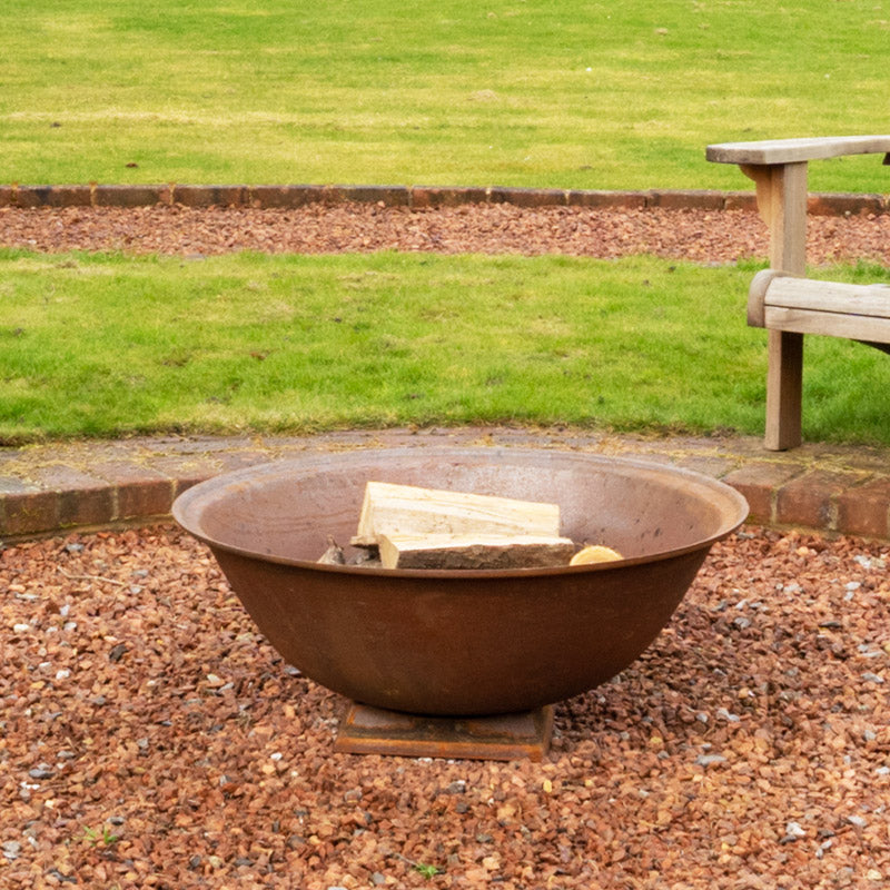 Large Cast Iron Fire Pit.