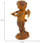 Cherub Violin Statue Outdoor Décor.
