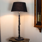 Clarinet Musical Lamp with Black Shade.
