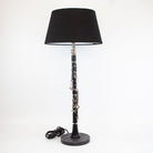 Clarinet Musical Lamp with Black Shade.