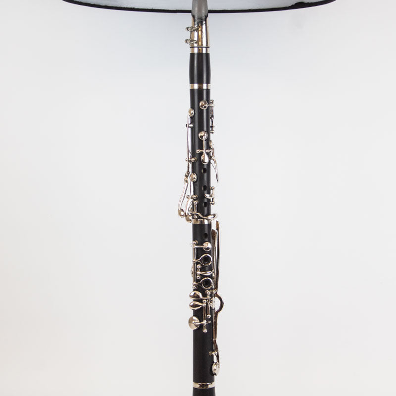 Clarinet Musical Lamp with Black Shade.