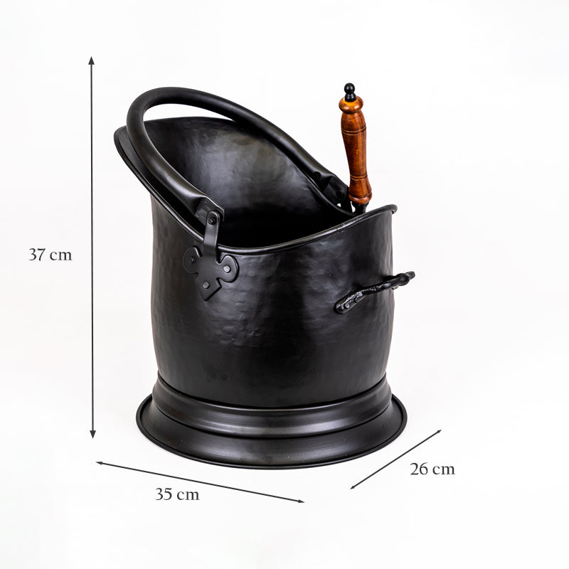 Premium Black Coal Bucket and Shovel.