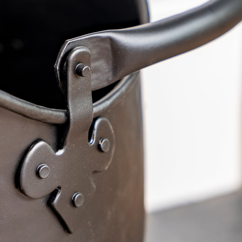 Premium Black Coal Bucket and Shovel.