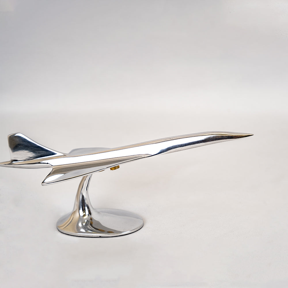 Polished Aluminium Concorde Model | Small or Large Display Ornament.