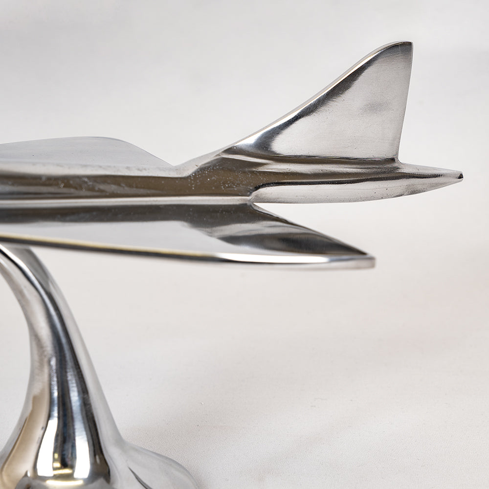 Polished Aluminium Concorde Model | Small or Large Display Ornament.