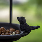 Copper Metal Hanging Bird Feeder.
