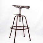 Tractor Seat Metal Bar Stool Copper.