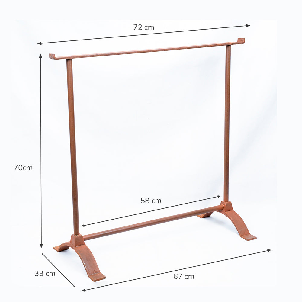 Heavy Duty Cast Iron Table Stands | Pair of Rustic Table Legs.