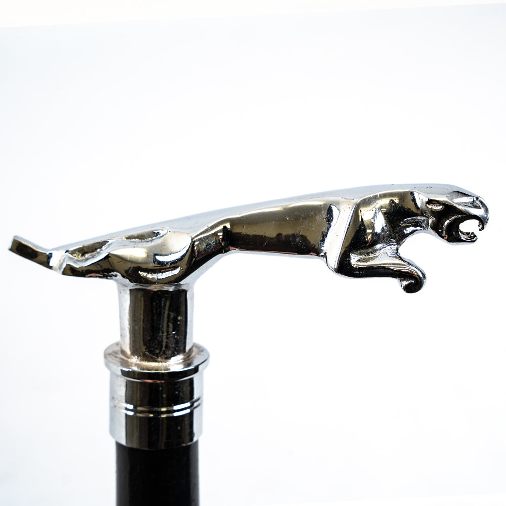 Jaguar Walking Stick | Leaping Jaguar Cane.