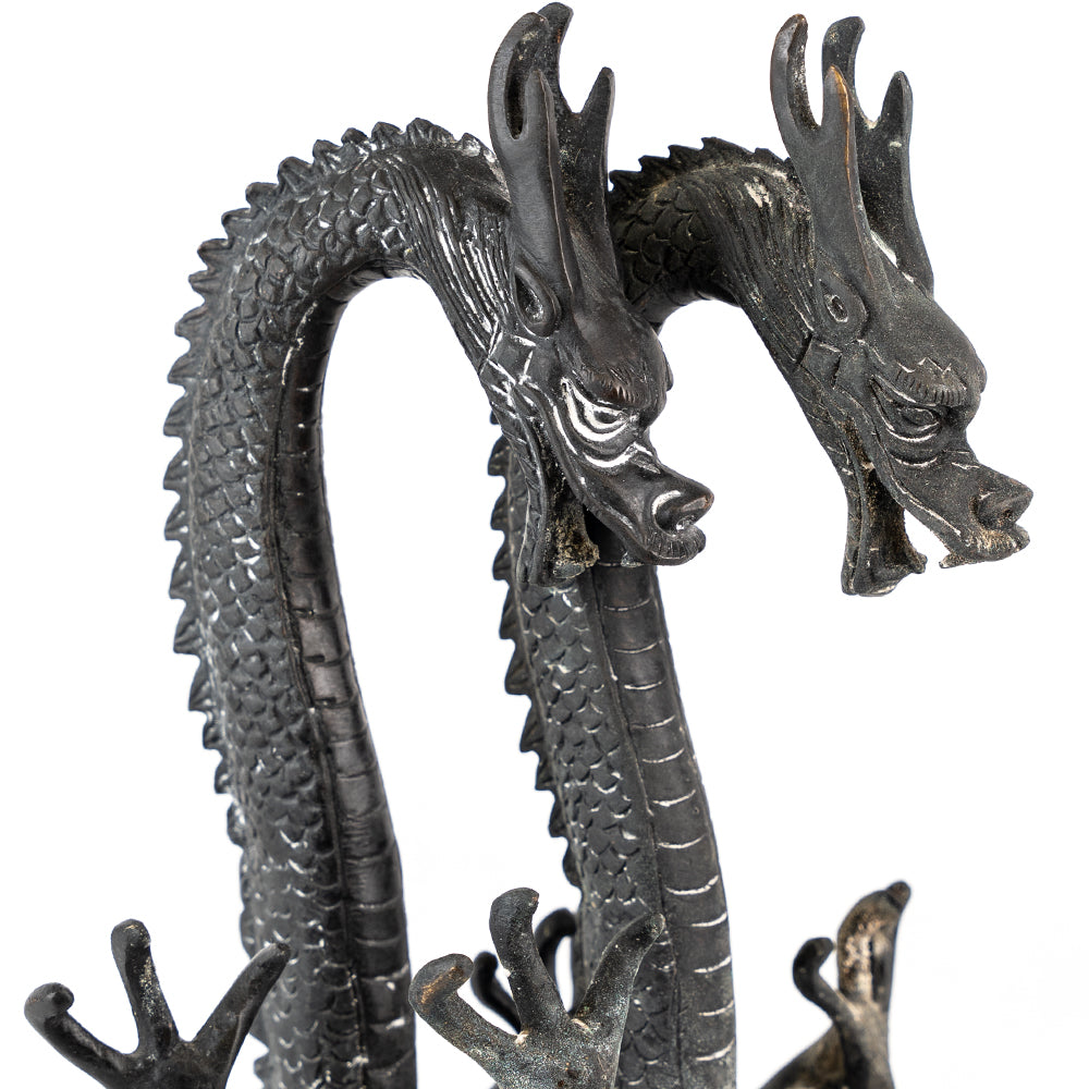 Pair of Japanese Style Dragon Figures.