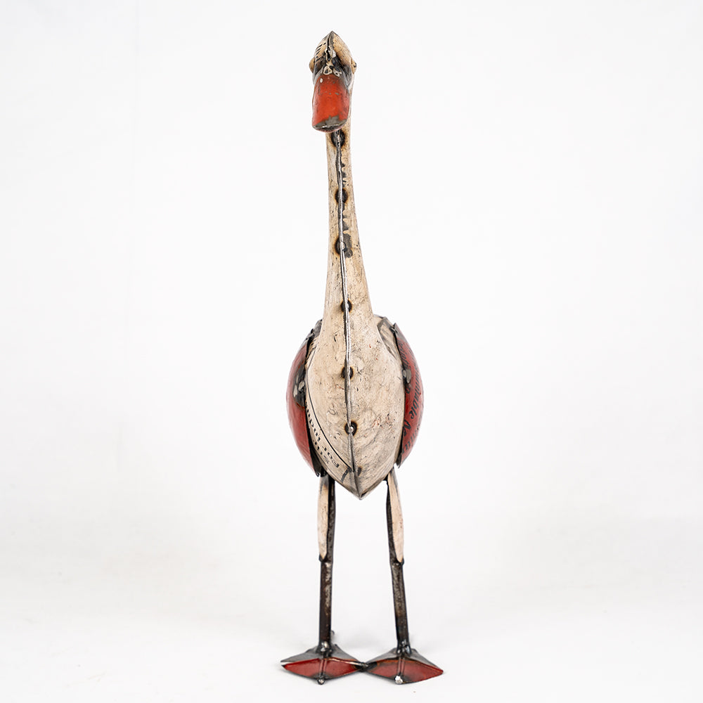 Recycled / Upcycled Tin Duck Sculpture.