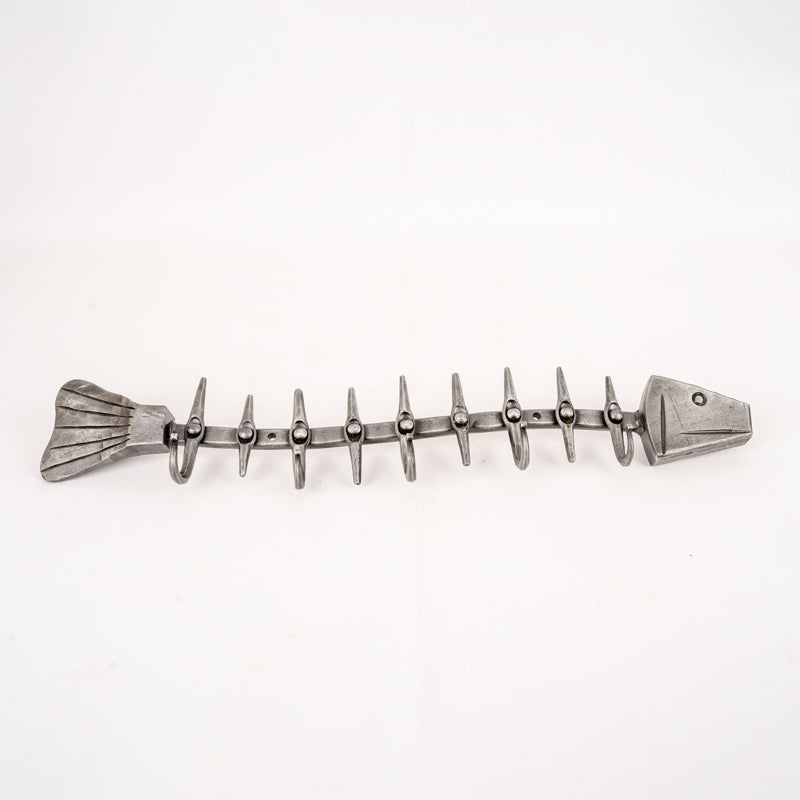 Hand Forged Fish Coat Hooks.