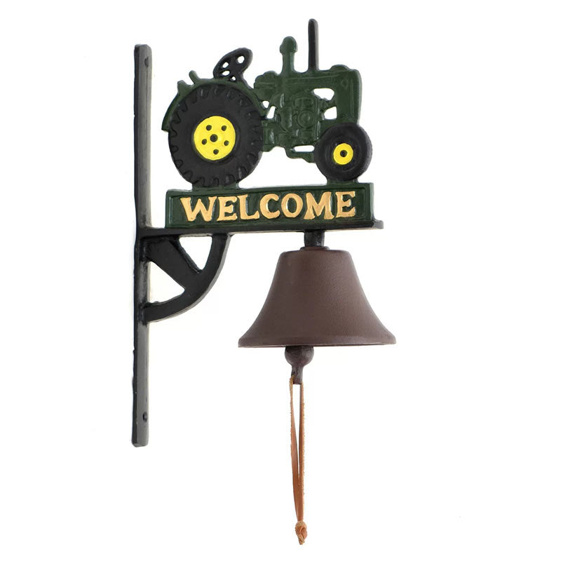 Farmyard Cast Iron Tractor Bell.