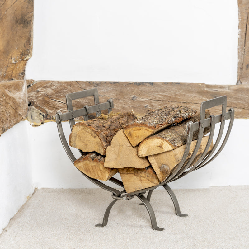 Iron Linear Log Holder.