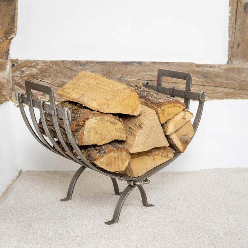 Iron Linear Log Holder.