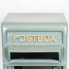 Cast Iron French Grey Wall Mounted Post Box.