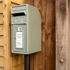 Elizabeth Regina French Grey ER Post Box.