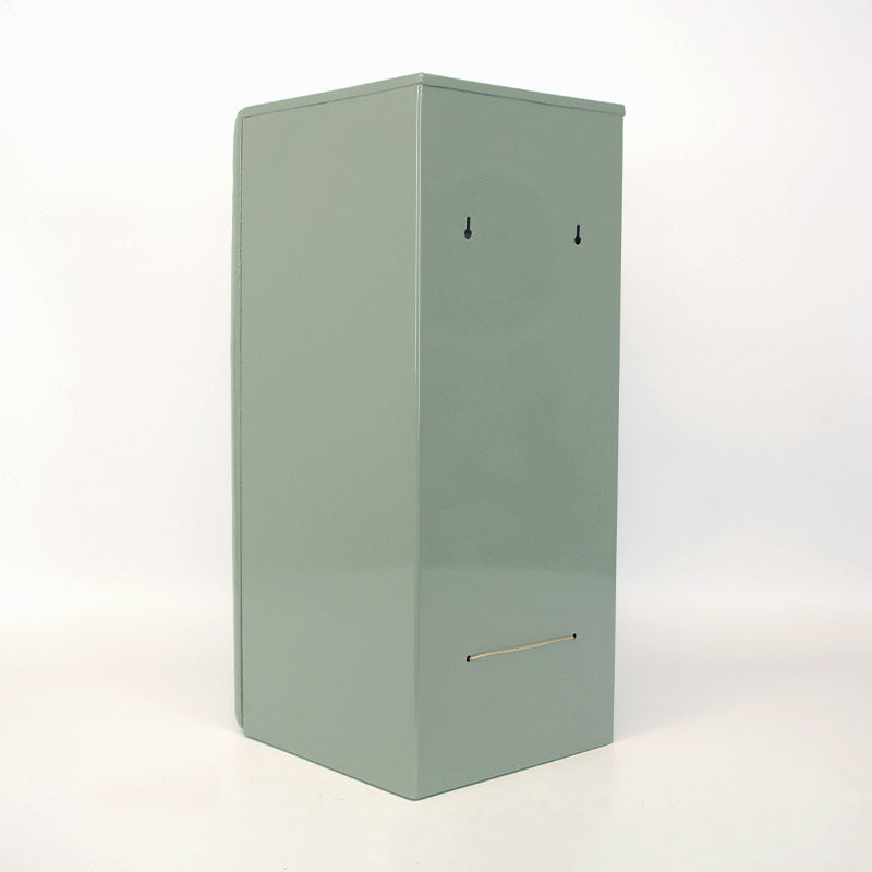 French Grey ER Wall Mounted Post Box.