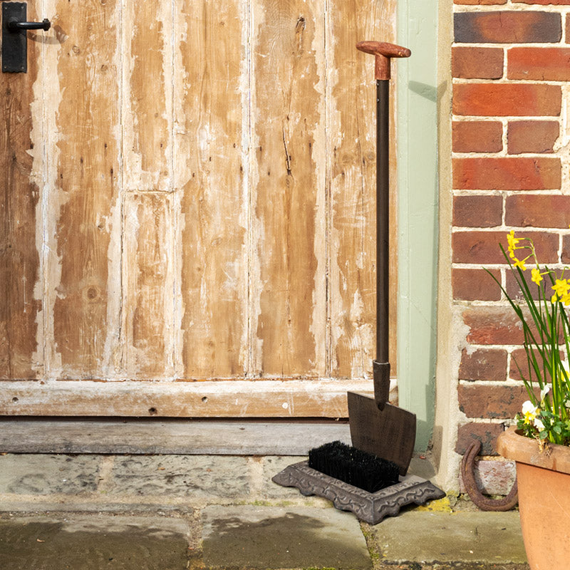 Garden Spade Boot Scraper Brush.