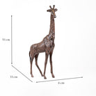 Metal Giraffe Sculpture.