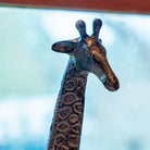 Metal Giraffe Sculpture.