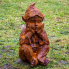 Cast Iron Garden Gnome Statue.