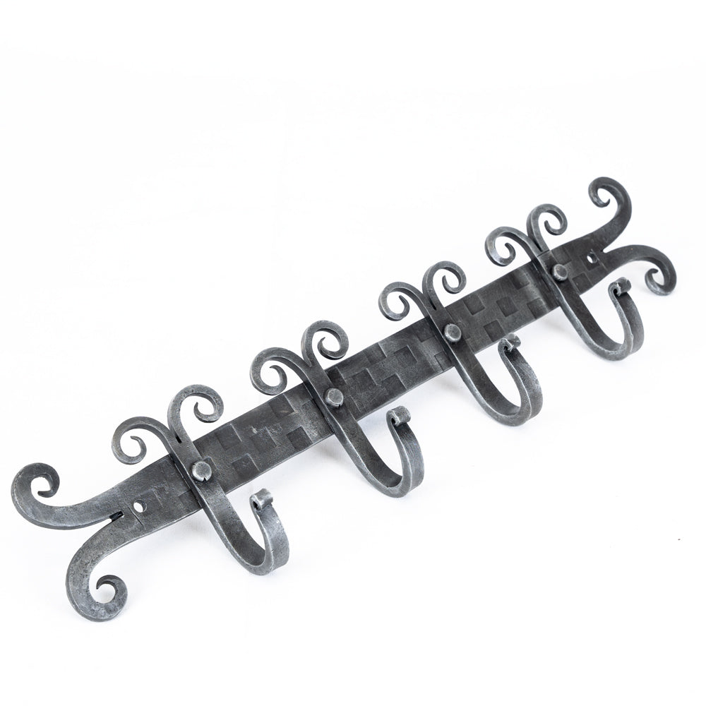 Shawford' Hand Forged Coat Hook Rail.