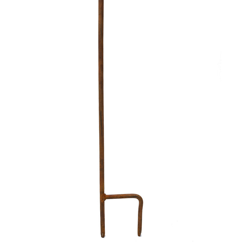 Rusted Metal Flowers Garden Stakes Design 7.
