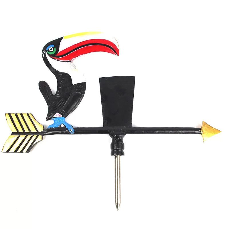 Cast Aluminium Outdoor Toucan Weathervane.
