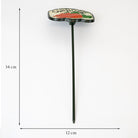 Set of Six Vegetable Garden Markers.