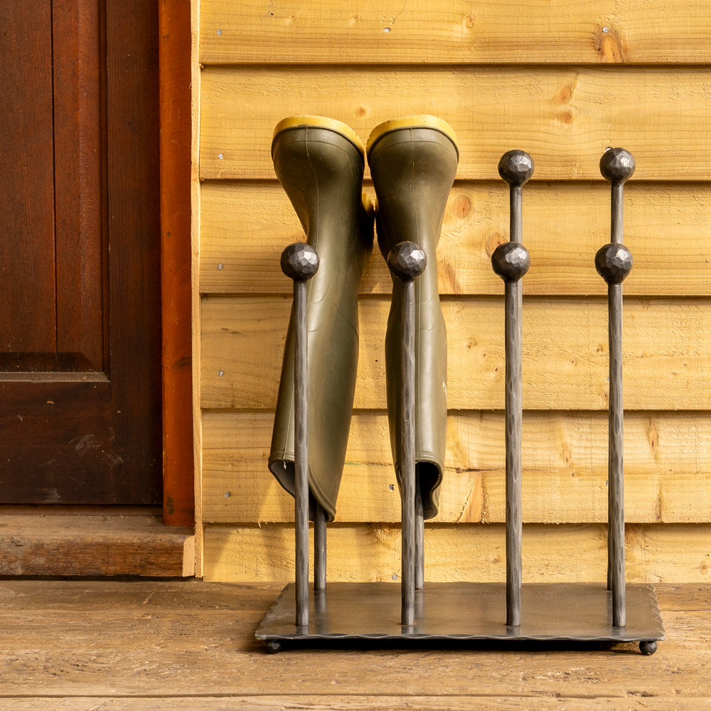 Chawton' Hand Forged Boot and Welly Rack.