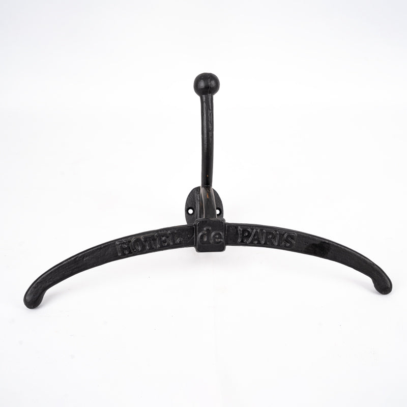 Hotel De Paris' Iron Valet Coat Hook.